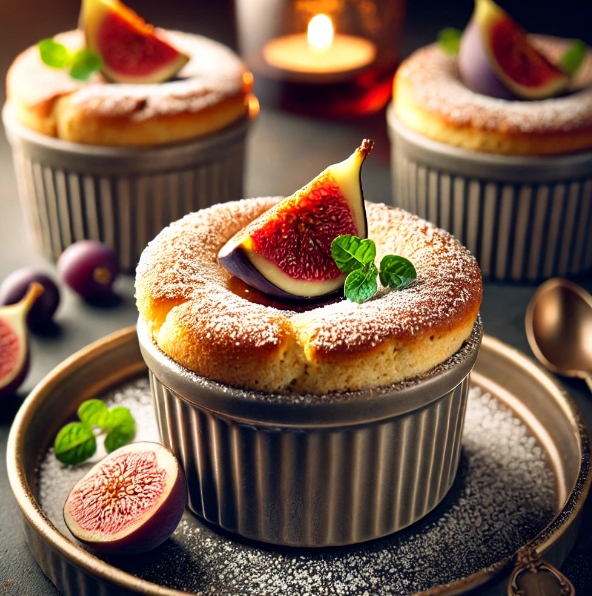 Vijgen-Cassis Soufflé