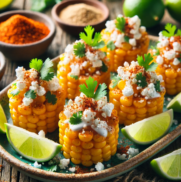 Mexicaanse Elote Hapjes (Mini Maïs Snacks)
